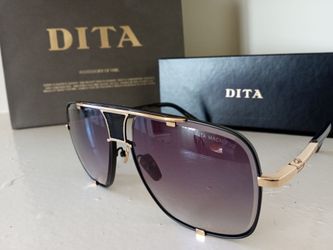 Dita Mach Five Authentic Gold Titanium Luxury Sunglasses