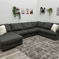 Gray Sectional Couch - Free Delivery