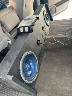 10" subwoofer Kenwood and amp