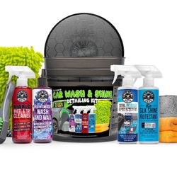 Chemical Guys Ultimate Car Wash & Shine Detailing Kit (11 Items) New Sealed 