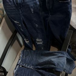 Jean  2 American eagle 1 Espres brand
