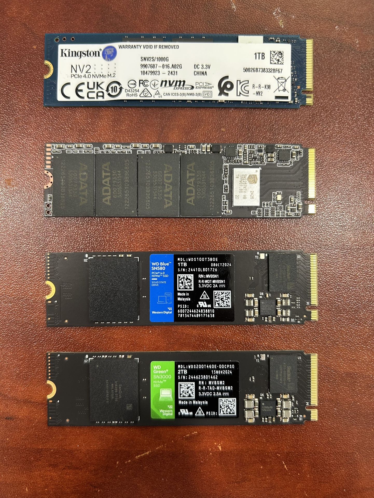 2Tb NVMe M2 SSD PCIe Gen4