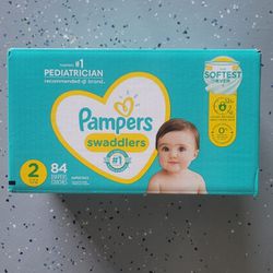 Pampers Diapers Size 2, 84 Counts Thumbnail