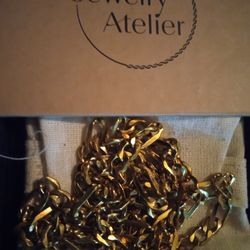 Gold Filled Figaro Chain 30 Inches 