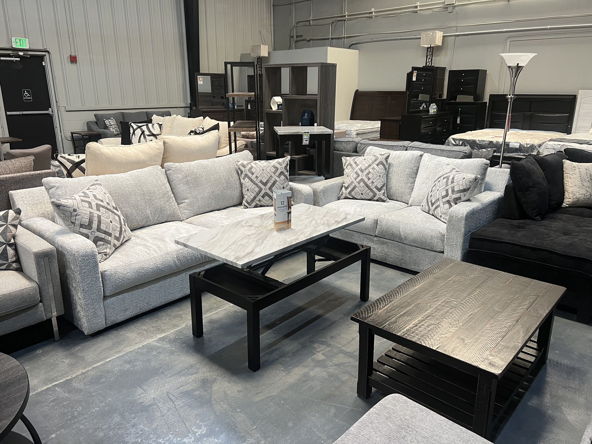 2-piece Sofa And Loveseat Set American Made