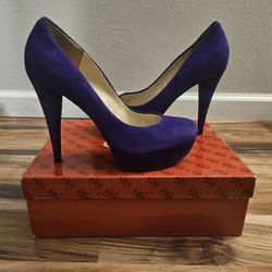 Purple Guess Heels
