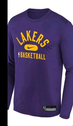 New! NWT Los Angeles Lakers Dri Fit Practice Shirt Size Mens XXLT ( Reseda Ca)