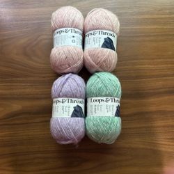 Pastel Polyester Yarn
