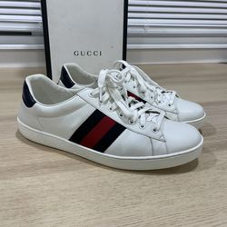 Gucci Ace GG Tennis Leather Sneakers 