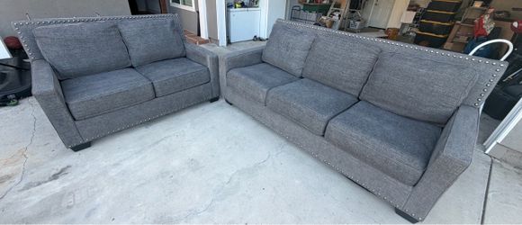 Charcoal 2 piece living room set