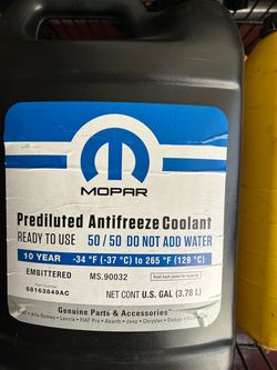 Mopar Antifreeze/Coolant