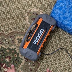 Ridgid Radio Bluetooth Battery And Plug In