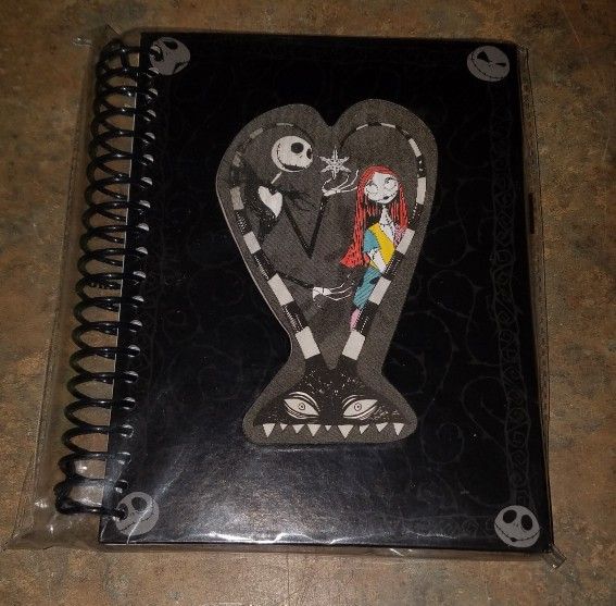 Nightmare Before Christmas 6" × 7" Spiral Notebook New Sealed