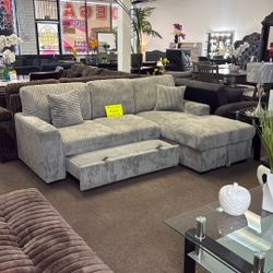Sectional With Pull Out Bed 