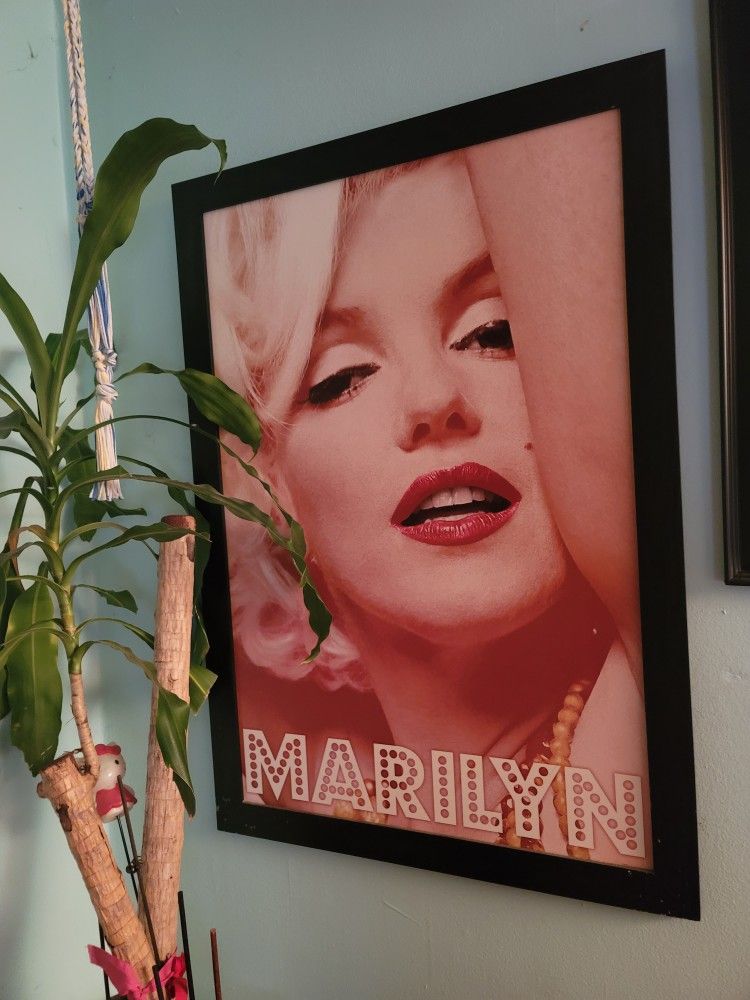 Marilyn Monroe Picture With Frame.