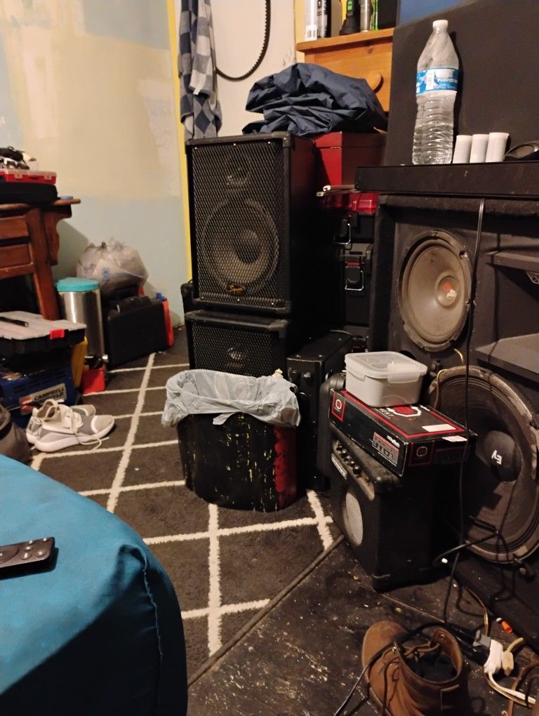 PA Speakers And Amps For Sale