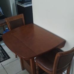 **REAL WOOD** HIGH TOP TABLE 