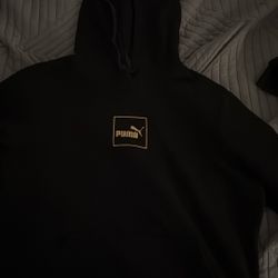 Black Puma Women Hoodie