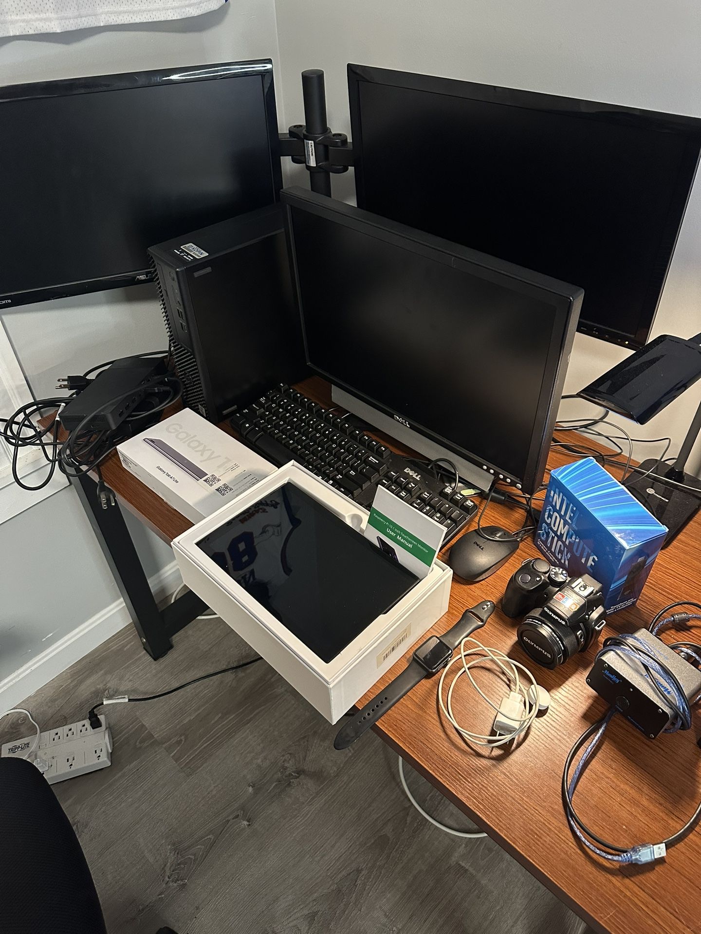 Electronics sale!! Olympus Camera, Dell PC, Rasberry, Galaxy tab, Apple Watch, Montors & More!