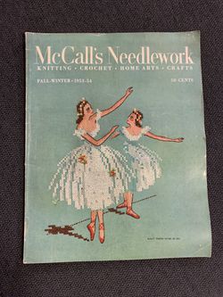 Vintage McCall’s Needlework Fall-Winter 1953-54 Holidays Christmas