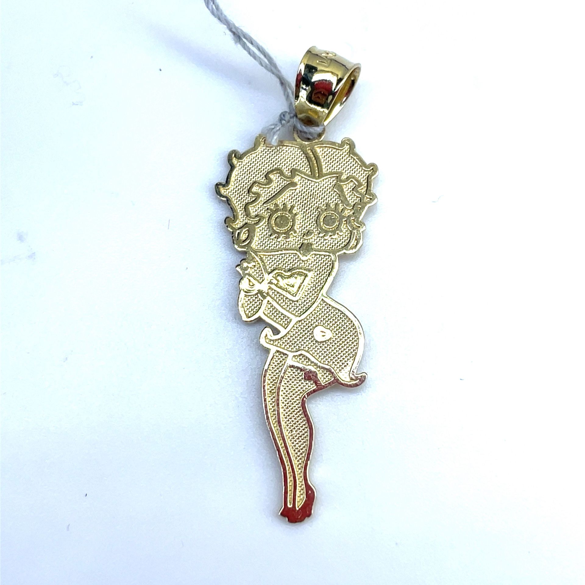 10Kt Yellow Gold Betty Boop Pendant 1.80g 204554/12