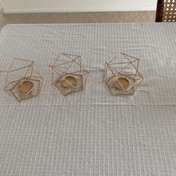 Three Wire Candle Holders 