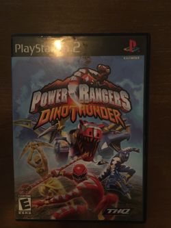 Sony PlayStation ps2 power rangers Dino thunder