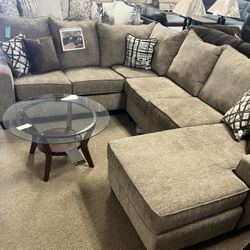 Stunning Reversible Chaise Sectional