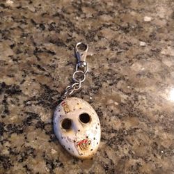 Friday the 13th: keychain

Jason Voorhees. Great shape. Normal wear. Hockey mask
