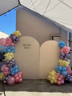 Twinkle Twinkle little star backdrop for baby shower