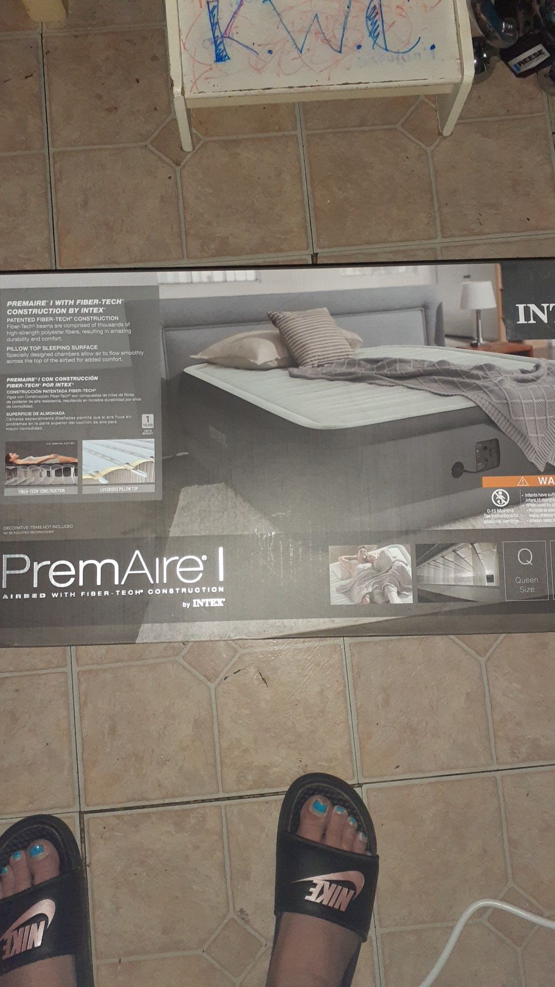 Intex premiere air mattress never been open it's top of the line