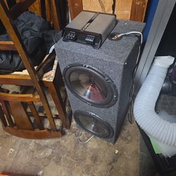 Radial SD 12 Inch Subwoofer With JL AUDIO JD500/1 AMPLIFIER