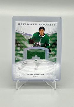 2020-21 Upper Deck Jason Robertson “Ultimate Rookies” Jersey #599/649