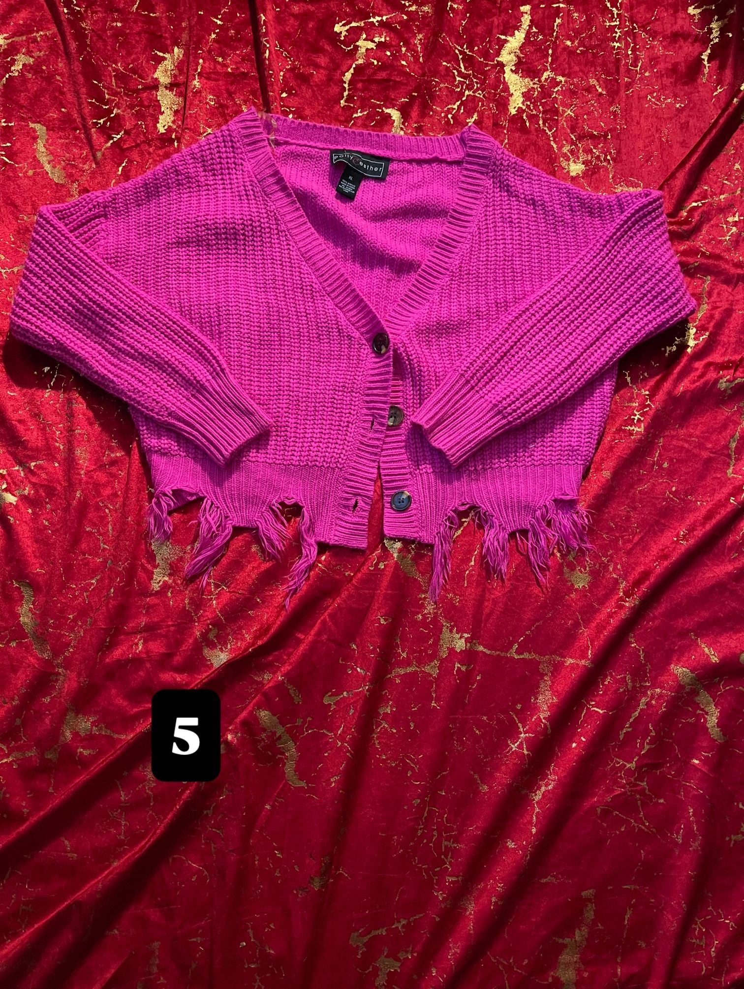 Pink Cardigan