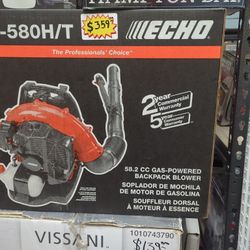 ECHO
216 MPH 517 CFM 58.2cc Gas 2-Stroke Backpack Leaf Blower with Tube Throttle