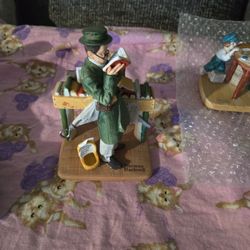 Norman Rockwell  Bookworm statue