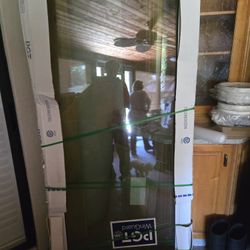 3 Ft Inpact Single Sliding Glass Door With Track