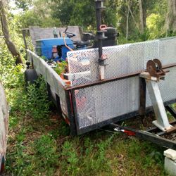 16 FT" single axle drop tailgate