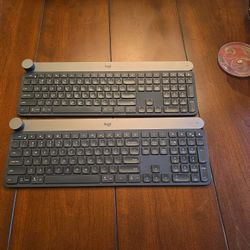 2 Logitech Wireless Keyboards