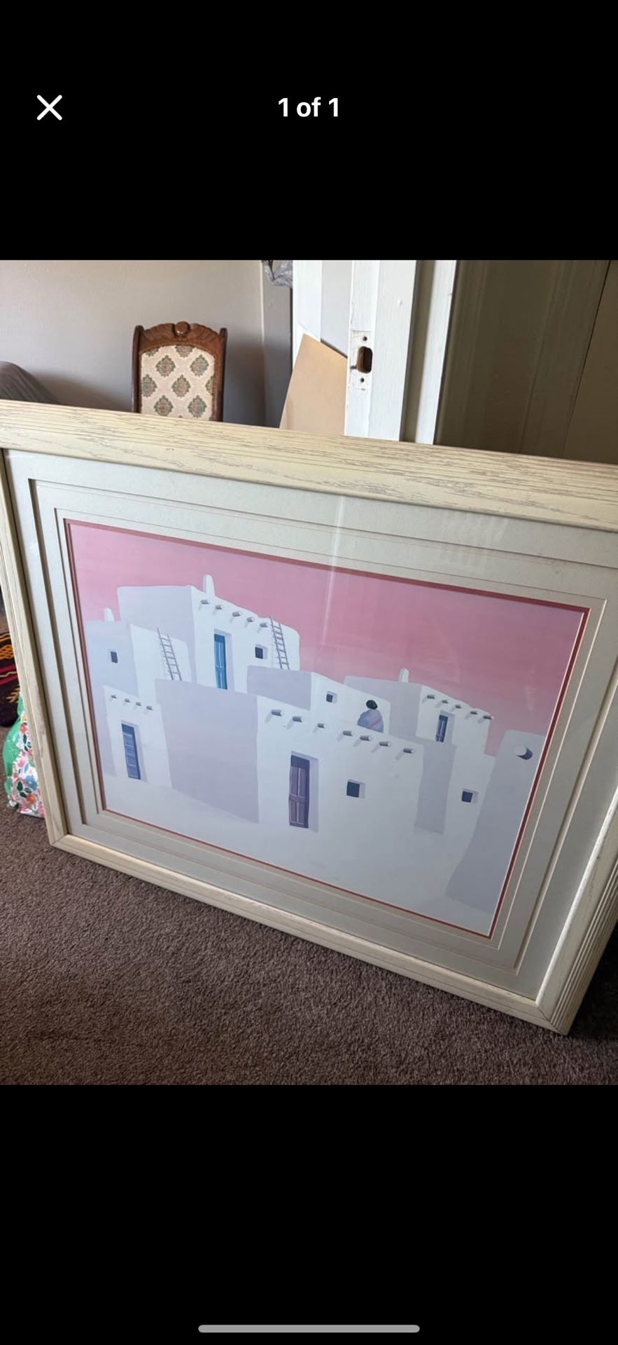 Pueblo Themed Large MCM Wall Art