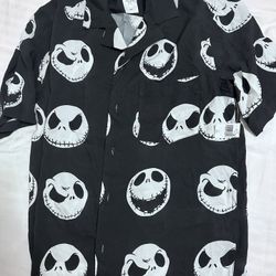Disney- Jack Skellington Button Up Shirt