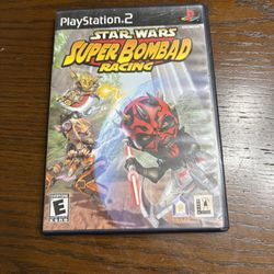 Star Wars Super Bombad Racing Play Station 2game