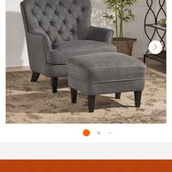 Chair & Ottoman set