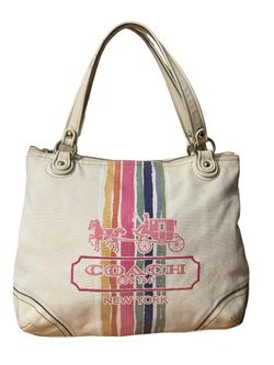 Coach Horse & Carriage Tote Bag Authentic 