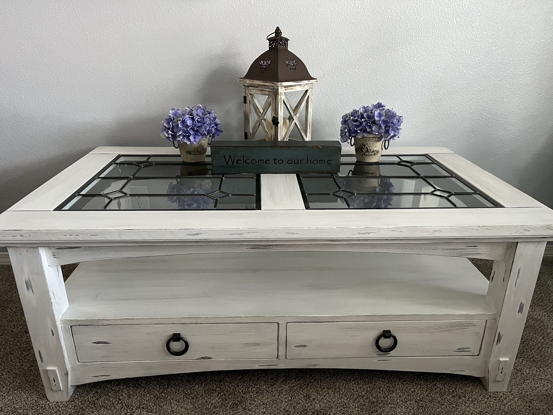 Custom Finished Rustic Farmhouse, Coffee Table