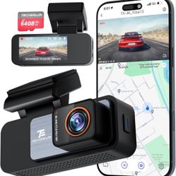Brand New 4K Full HD Dash Camera for Cars with 64GB SD Card
