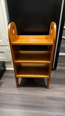 Old Rustic Little Brown Bookshelf