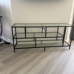 Glass TV Stand