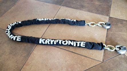 Maximum Security Chain: 6 ft Lg, 3/8 in Chain Dia, Zinc, Silver