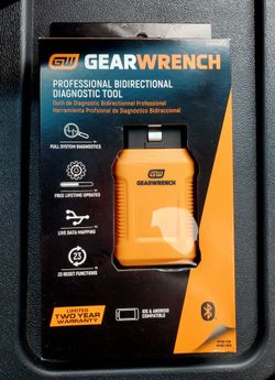 GearWrench Professional Bi-Directional Diagnostic Scan Tool • GWSMARTBT • BRAND NEW •